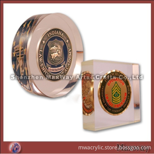 Nice High Grade Acrylic Award Plaque/Paper Weight